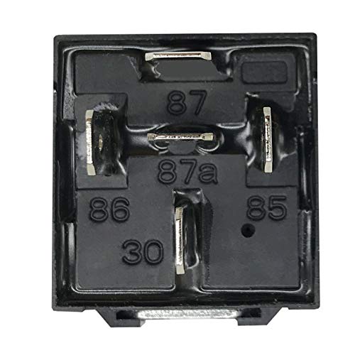 12V DC 5-pin 40/30AMP Automotive Relay Kit, SPDT Power Trim and Tilt Relay - size: 5-pin: 12 relays