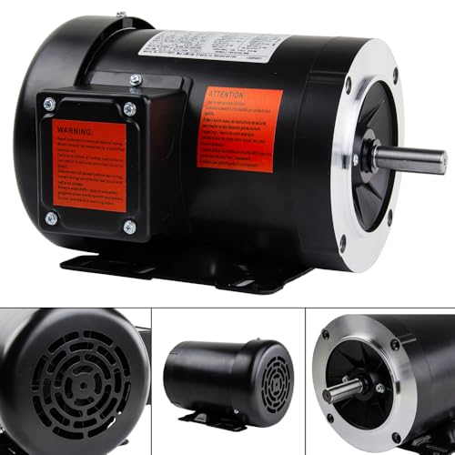 NATE2-36-56CB 56C Frame Motors Three-Phase - TEFC Enclosure - C-Face - Removable Base, 2 hp, 3600 RPM, 2.61 Amps