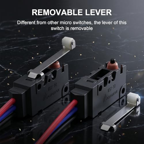 Heavy Duty IP67 Waterproof Micro Switch, UL Recognized Component - size: WS2-Roller Lever