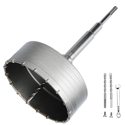 5.9 inch / 150mm Concrete Hole Saw with SDS Plus Shank Rod - style: 150mm ( 5.9 inch )