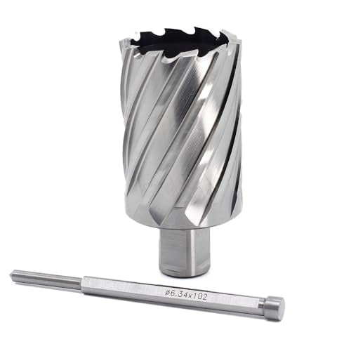 OSCARBIDE 1-11/16" x 2" HSS Annular Cutter 3/4" Weldon Shank Mag Drill Bit