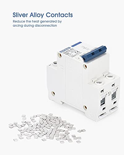 DC Miniature Circuit Breaker, 2 Pole 500V 16 Amp - size: 16A