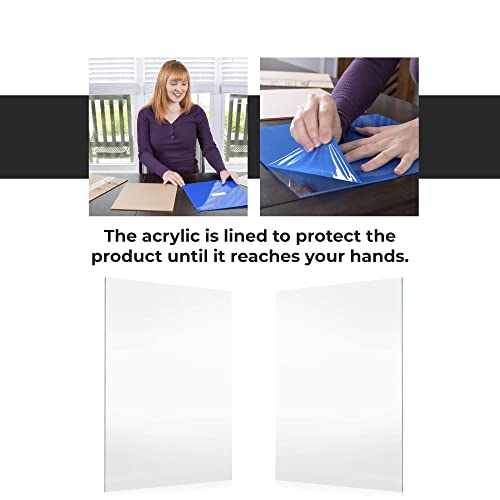 CountryArtHouse Frame-Grade Acrylic Replacement for 5x7 Picture Frame, Replacement Plexiglass for 5x7 Photo Frame, UV-Resistant Acrylic Cover Sheet - size: 5X7