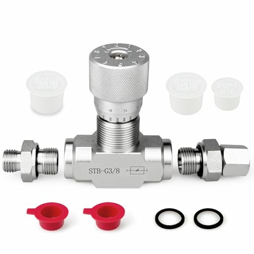 STB‑G3/8 3/8" L08 Hydraulic Flow Control Valve for 1-2 Ton Mini Excavator