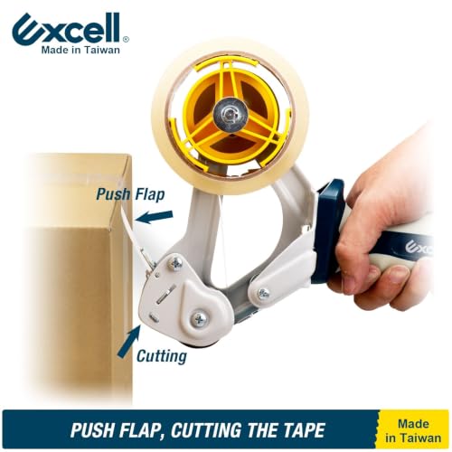 Excell EXC-828PL Heavy Duty Tape Dispenser, 2" Wide, 3" Core, 1 Pack