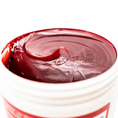 AGS Sticky Red Multipurpose Grease, Lithium Complex EP2, High Temperature, Water Resistant, Tub, 16 oz