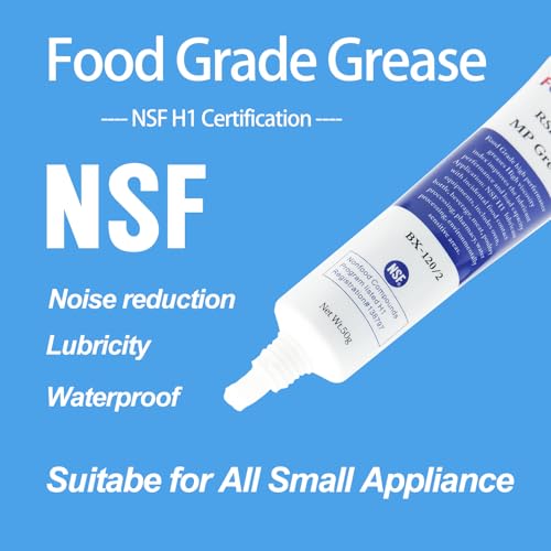 BX Food Grade Grease 1.7 oz 2 Pack - Coffee Machine Lubricant Care and Maintenance for All Espresso and Coffee Makers - size: 1.7oz*2 Pack