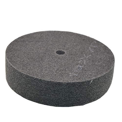 8 Inch Dia.Nylon Fiber Abrasive Polishing Buffing Disc,1 Inch Thick,600Grit,5P,Heavy Duty Grinding Removal Brushed Wheels for Metals Iron Copper Hardware Bench Grinder Polishing Deburring - size: 8Dx1W