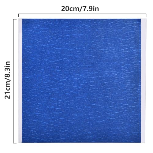 3D Printer Hot Bed Type, 5Pcs 3D Printer Sticker Tape, Strong Adhesion Masking Tape for Engraving, Blue 3D Printer Masking Paper for Printers Hot Bed Plate, 210x200 mm