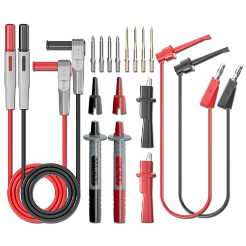 Goupchn 16PCS Multimeter Test Leads Kit for Multimeter Electrical Testing - style: 18PCS