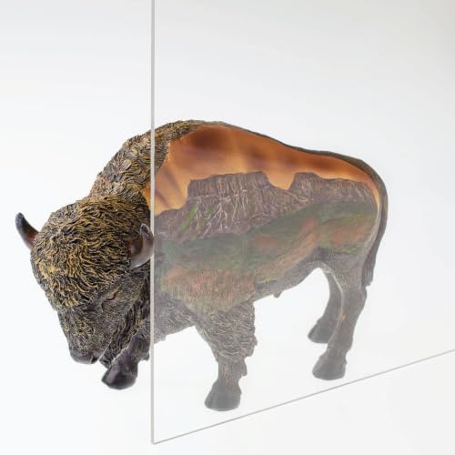 Premium 1/8 th Inch Thick Acrylic Plexiglass Sheet (Clear, 8" x 8") - color: Clear, size: 8" x 8"