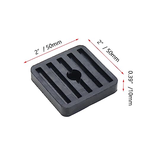 8 Pcs Rubber Isolator Pads Shock Absorber Anti-Vibration Pads