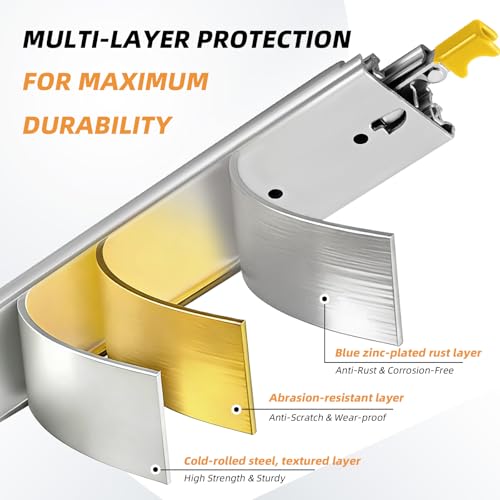 with Lock Heavy Duty Drawer Slides 12 14 16 18 20 22 24 26 28 30 32 34 36 40 44 48 52 56 60 Inch 500 Lbs Side Mount Full Extension Ball Bearing Rails Rail Tool Box Runner-W:76mm, 12 Inch - size: 12 Inch, style: Load:500 lb (With lock) -W:76mm