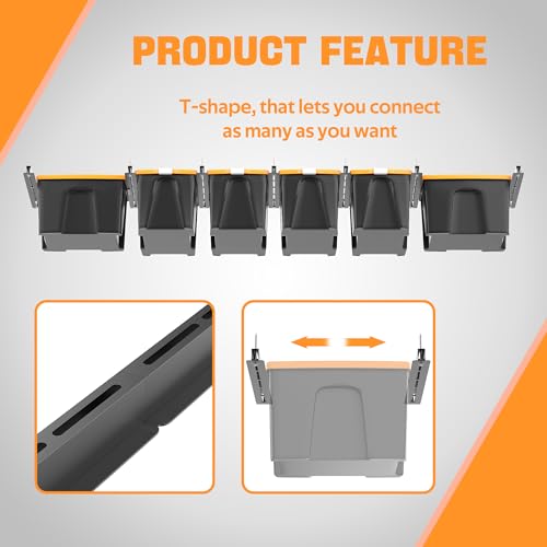 Ultrawall Overhead Garage Storage Rack, Heavy Duty Ceiling Storage Rack - style: For 6 Bins