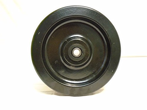 8"x2" Phenolic Caster Wheel with Roller Bearing & Free 1/2" Bushing, Support 1,250 lbs, Perfect for Industrial & Institutional Industries, DYI Projects