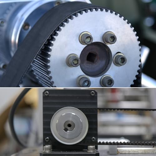 uxcell 3pcs HTD-5M Rubber Timing Belt 34 Teeth, 170mm Pitch Length x 15mm Width x 3.6mm Height, Closed Loop Pulley Timing Belt - size: 170mm