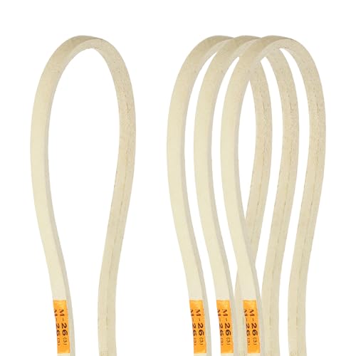 uxcell 4Pcs M26 Industrial Sewing Machine Belt 26.5" Outer Girth Rubber - size: M26