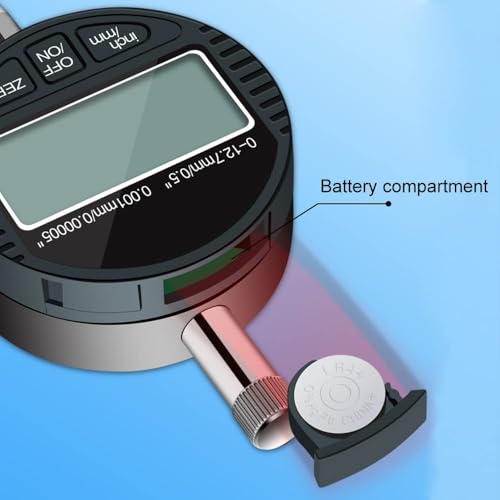 Electronic Digital Indicator 0-1 Inch/25.4mm 0.00005 Inch/0.001mm - style: 0-1 Inch/25.4 mm 0.001mm