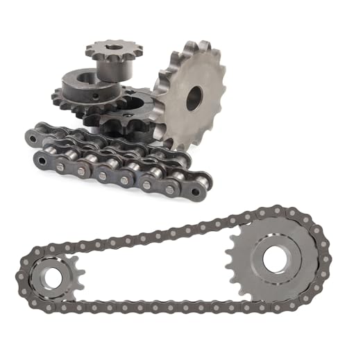 uxcell #50 Chain Roller Sprocket B Type, 7/8" Bore 10 Tooth Single Strand