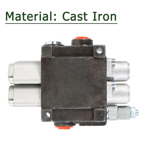 2 Spool 11GPM Hydraulic Directional Control Valve, 3625PSI SAE Ports