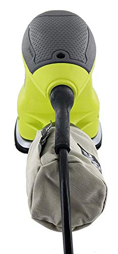 1.2 AMP Corded 5.5 in. Corner CAT Sander with DUST Bag, Sample Sandpaper, and Storage CA