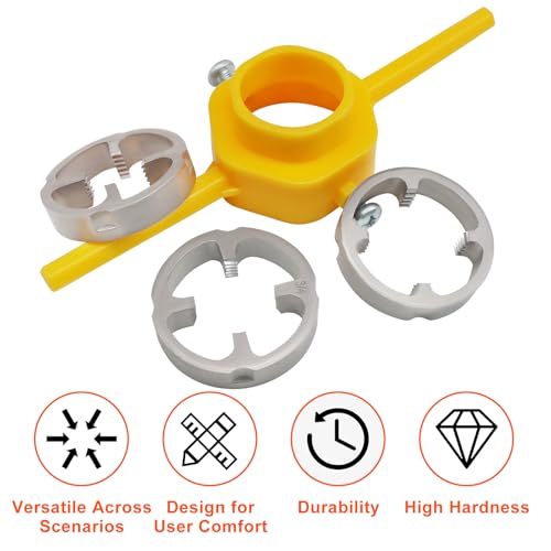 Waziaqoc 6-Pack Plastic PVC Thread Maker Tools