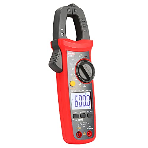 UNI-T UT204+ Digital Clamp Meter Temperature AC DC Current Voltage Resistance Tester multimeter