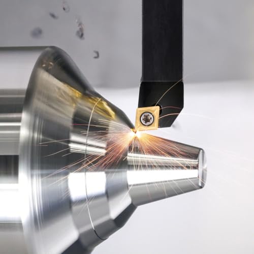 Indexable Lathe Turning Tool 21Pcs Kit 1/2" 12mm Shank for Turning - color: 7pcs 1/2'' 12mm Shanks+14pcs Inserts
