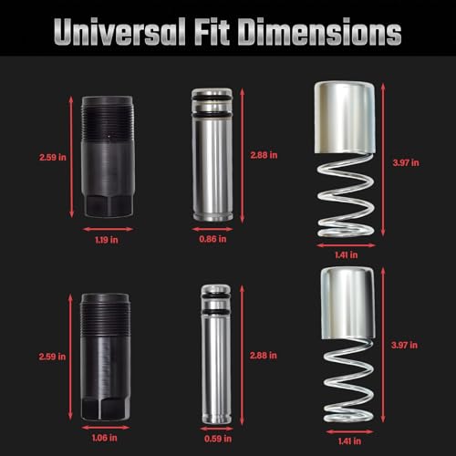 Floor Jack Repair Kit, 3 Ton Dual Pump Piston Plunger Set (Bigger & Smaller) – Universal Replacement Parts Compatible with Pittsburgh, Daytona, Torin Floor Jacks - style: Piston Plunger Kit