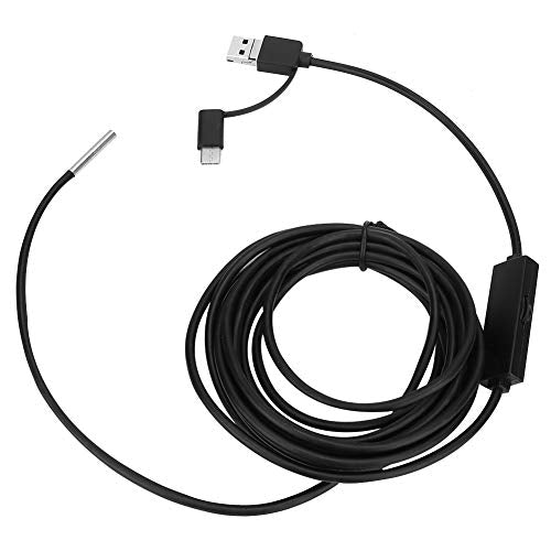 Endoscope, Industrial Borescope 3.9mm Lens Type C USB Snake Camera, High Definition Inspection Camera (5m Cord)