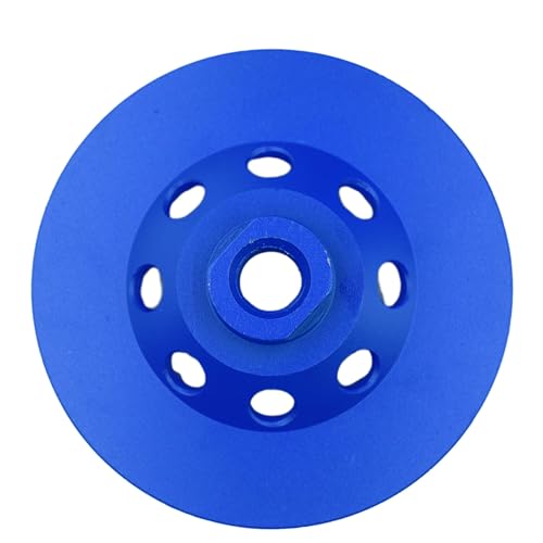 4.5 in. x 5/8-11 in. Threaded Arbor 9 Segments Diamond Turbo Cup Wheel for Stone Concrete Masonry (5/8"-11 Threaded) - style: 4.5 Inch 5/8"-11 Threaded