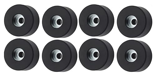 bizhala 8PCS 192310GS Air Compressor Isolator Rubber Feet Foot Mount Compatible for Coleman Powermate Sanborn 094-0026 E106661 for Many Compressors Generators Pressure Washers Anti Vibration Foot Pad