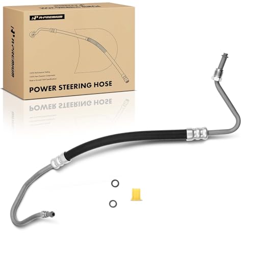 A-Premium Power Steering Pressure Hose Line Assembly, Pump to Gear/Rack