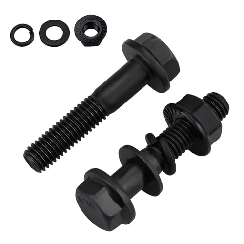 15 Sets M6-1.0 x 30mm Flange Hex Bolt with Flange Nuts and Flat & Lock Washers Assortment Set, 10.9 Grade Alloy Steel, Serrated, for Automotive Repair & Machinery Projects, Glvaner - size: M6-1.0 x 30mm