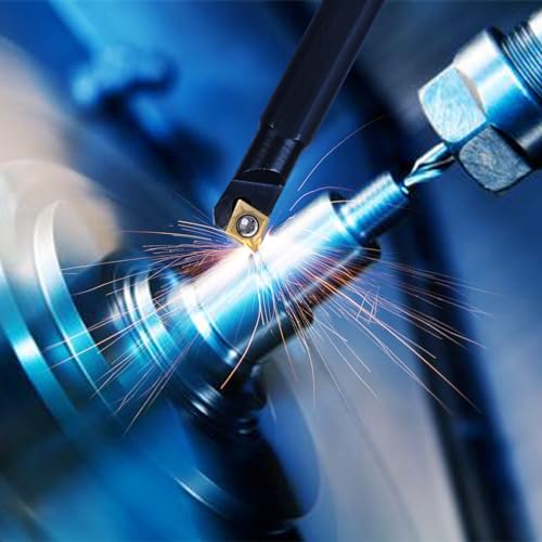 1/2" 12mm Indexable Lathe Turning Tool 21Pcs Kit for Turning - color: 7pcs 1/2" 12mm Shank +14pcs Inserts
