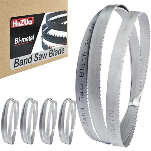 44-7/8 Inch Bandsaw Blades 10/14 TPI (5 Pack) for Dewalt D28770 DCS374B DCS376B Band Saw Milwaukee 48-39-0551, 44-7/8" x 1/2" x 0.02" - size: 10/14TPI