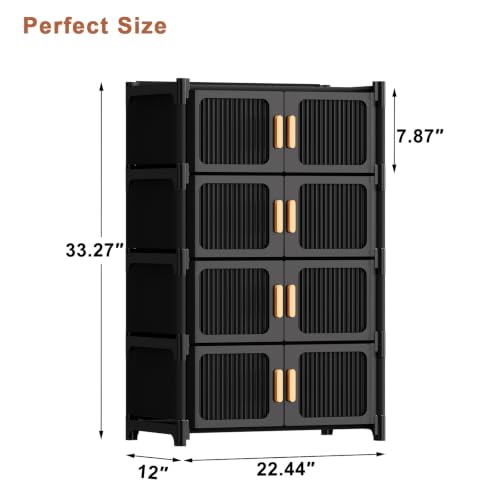 5-Tier Shoe Cabinet, 20-Pair Storage for Entryway - size: 5-Tier