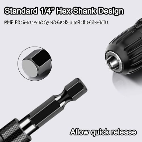 Deburring External Chamfer Tool Tungsten Carbide, 1/4" Hex Shank 3/16"-1" - size: 3/16"-1"