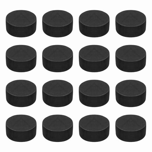 MECCANIXITY Single Sided Speaker Isolation Pads 45mmx20mm Round Black - size: 45mmx20mm