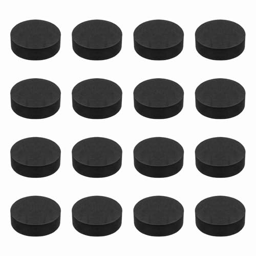 MECCANIXITY Single Sided Speaker Isolation Pads 65mmx20mm Round Black - size: 65mmx20mm