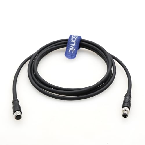 M8 8 Pin A Code Male to Female Aviation Sensor Cable Waterproof Shielded Electrical Cable for Industrial Automation Control Fieldbus Network - color: 8pin Male to Female, size: 1m