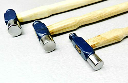 Ball Peen Hammer Set 3 Ball Pein Hammers 1oz 2oz 4oz Hobby Craft Jewelry Making Hammer by JTS