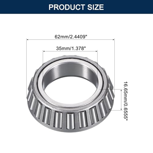 2 Pack LM78349 Tapered Roller Bearing Cone and Cup Set - size: LM78349