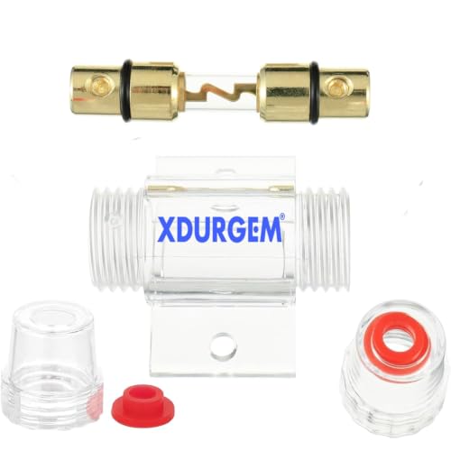 Amp Fuse Block,AGU/5AG Fuse Holder with 100A Fuse,4-8 Gauge,2 Pack - size: 100A