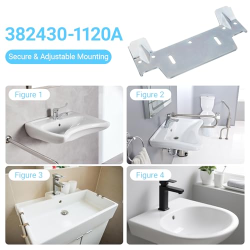 382430-1120A Steel Hanging Bracket for Wall-Mounted Sink