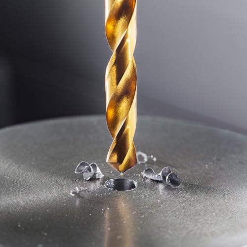HARFINGTON 4pcs M35 High Speed Steel Cobalt Twist Drill Bit 2.8mm/0.04" Dia with Quick Change 1/4" Hex Shank Jobber Drill Bit for Metal, Steel, Copper, Aluminum, Zinc Alloy - size: 2.8mm