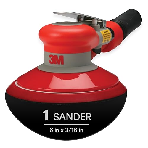 3M Self-Generated Vacuum Random Orbital Sander, 20327, 6 in, 3/16 in Orbit