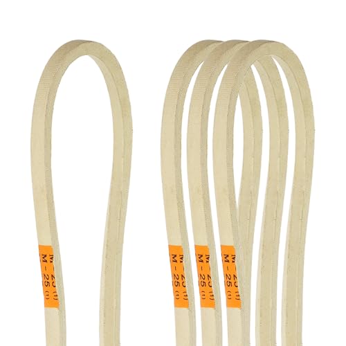 uxcell 4Pcs M25 Industrial Sewing Machine Belt 25.5" Outer Girth Rubber - size: M25