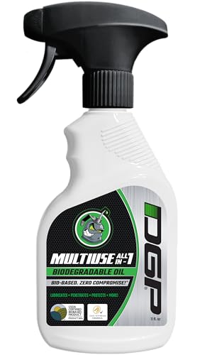 DGP Eco-Friendly Tool Lubricant Set – Biodegradable Plant-Based Oils for Chainsaws, Hedge Trimmers & Machines – Includes Bar & Chain 32oz, Trimmer 8oz & Multi-Purpose Penetrating Oil 11oz