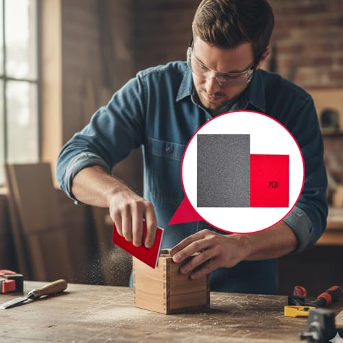 26PCS Hook & Loop Sanding Sponge, Washable and Reusable Sanding Blocks - size: 180 Grit
